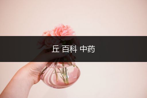 丘 百科 中药