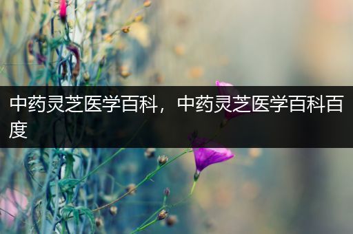 中药灵芝医学百科，中药灵芝医学百科百度