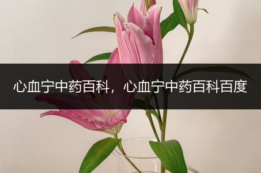 心血宁中药百科，心血宁中药百科百度